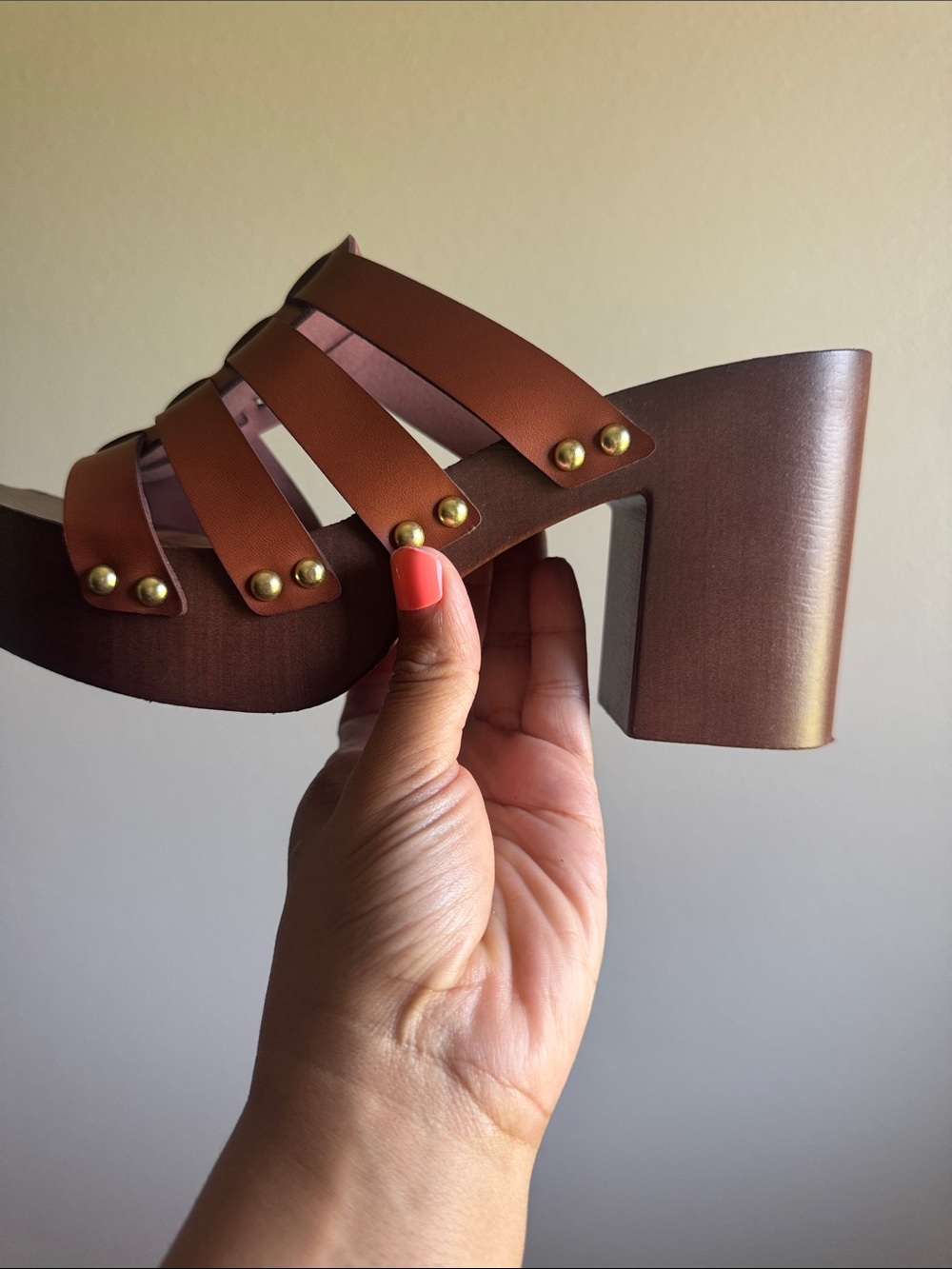 Madden Girl Brown Braided-Style Platform Sandals - Picture 7 of 9